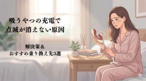 吸うやつ 充電 点滅が消えない画像