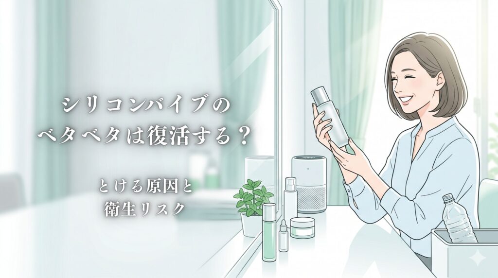シリコン バイブ ベタベタ 復活