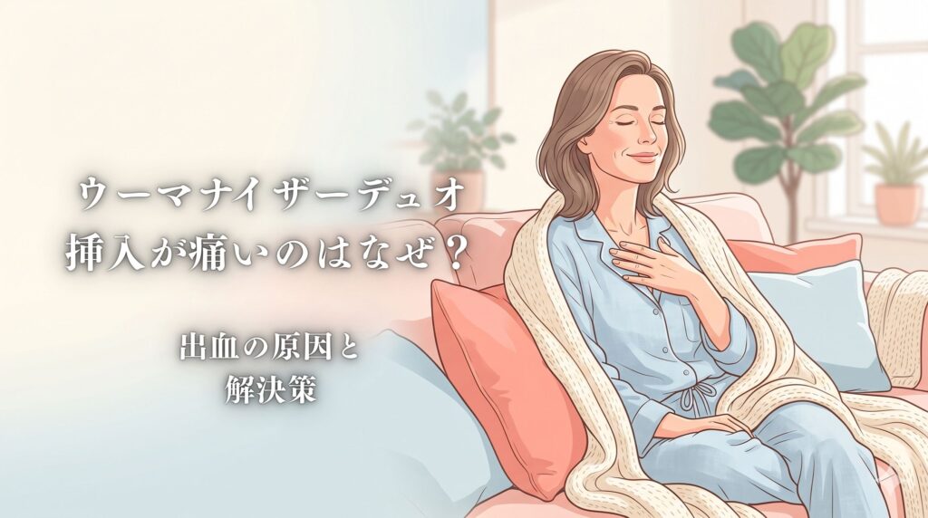 ウーマナイザー デュオ 挿入 痛い 出血