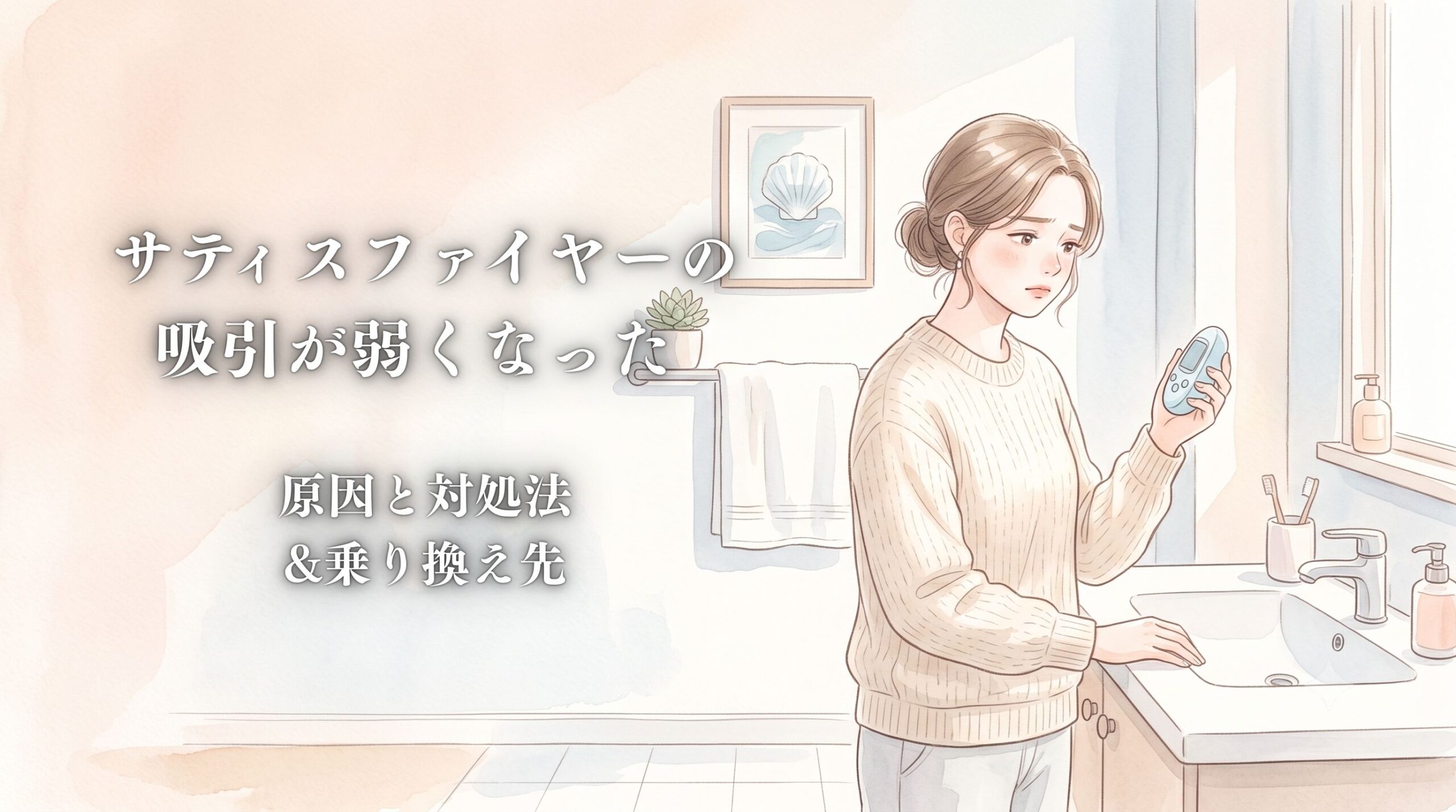 サティスファイヤー 吸引 弱くなった